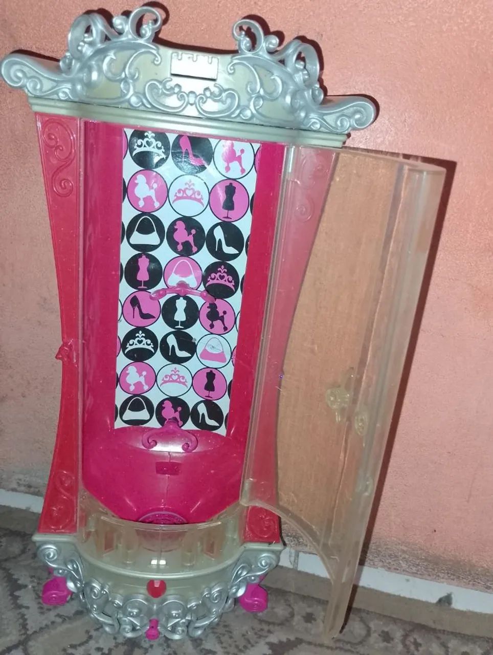 Armário gliterizer da barbie 