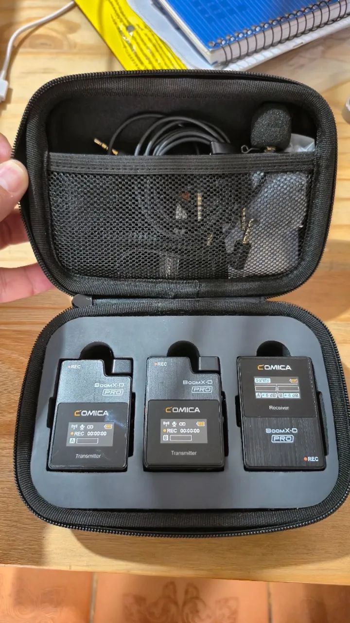 Microfone sem fio duplo profissional comica Boomx-d Pro - Foto 2