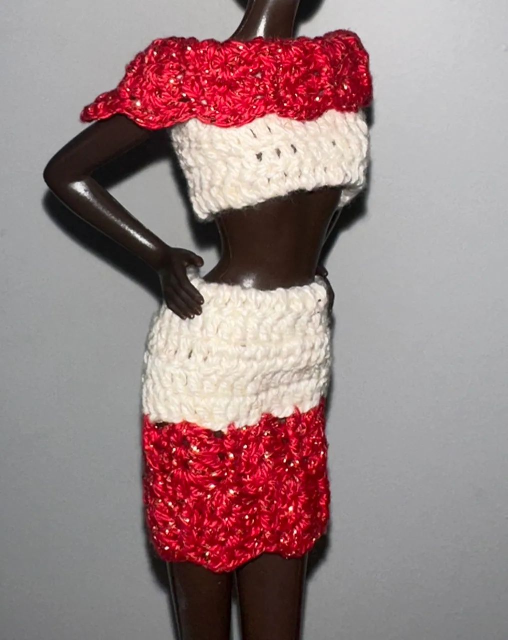 Conjunto midi para Barbie