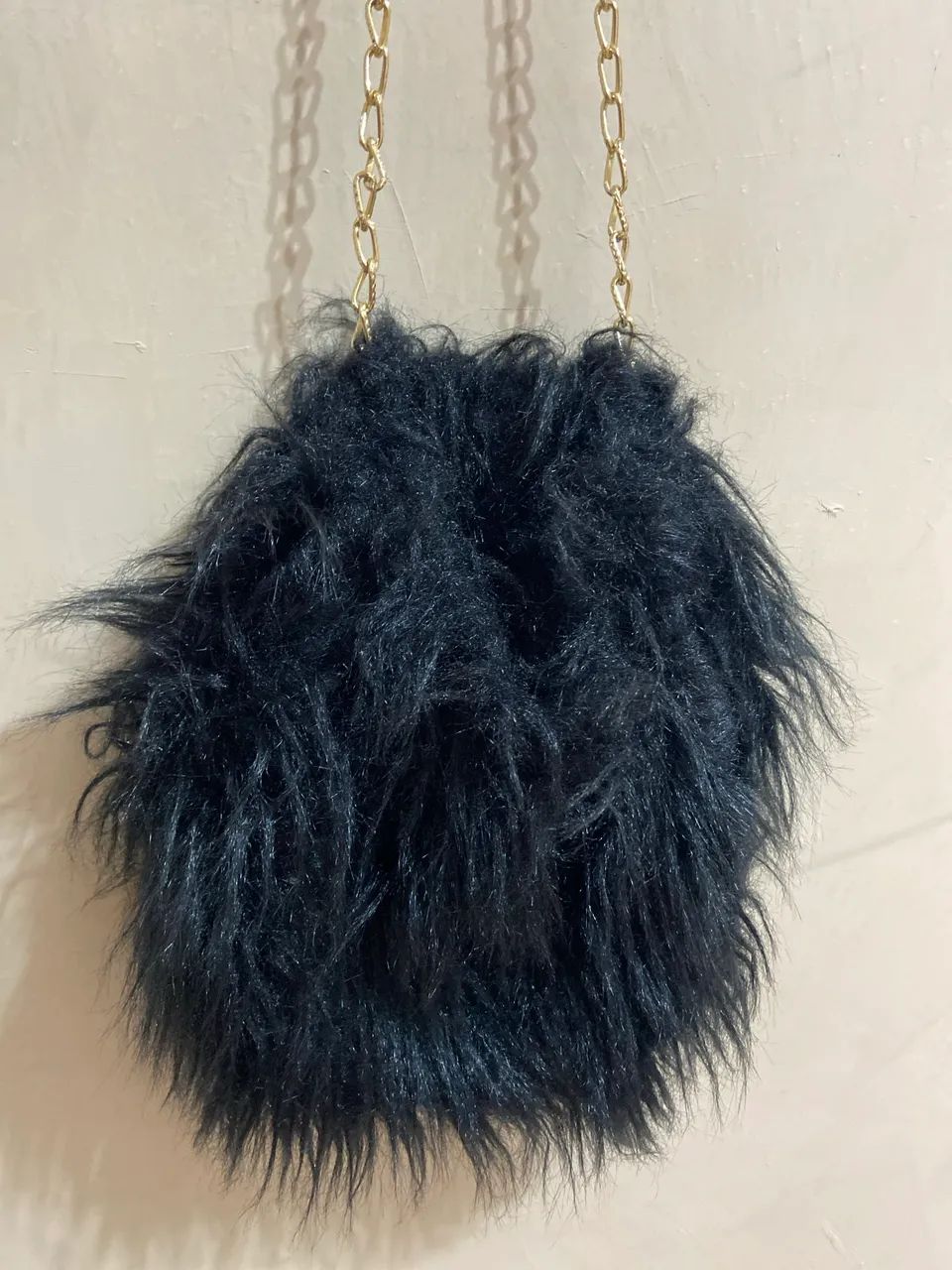 Bolsa saco de pelúcia 