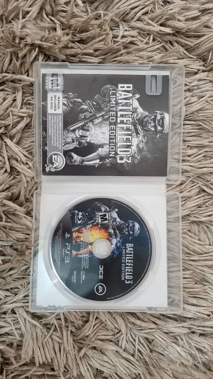 BATTLEFIELD 3 LIMITED EDITION PS3 COM CAIXA E MANUAL - Foto 2