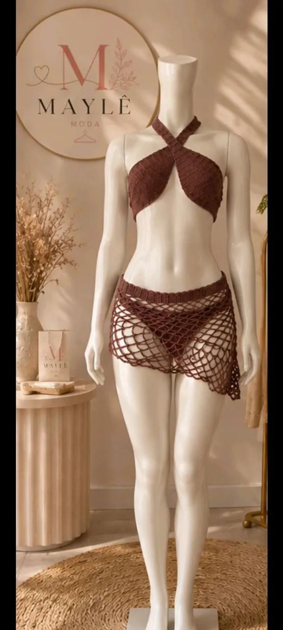 Conjunto de crochê  - Foto 2