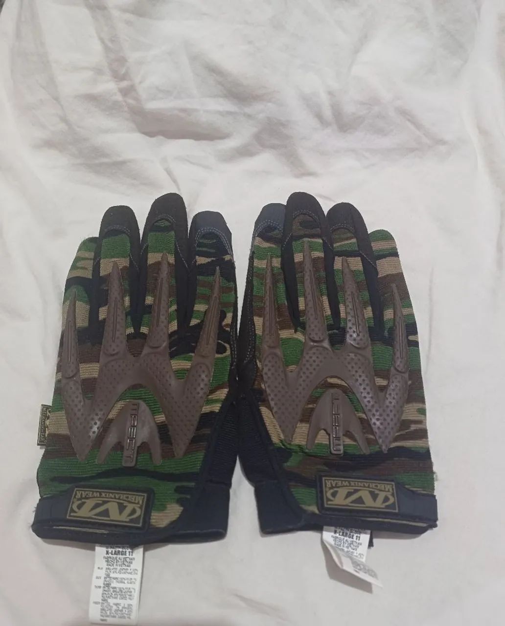 Par de luvas Mechanix Camuflada tamanho G 