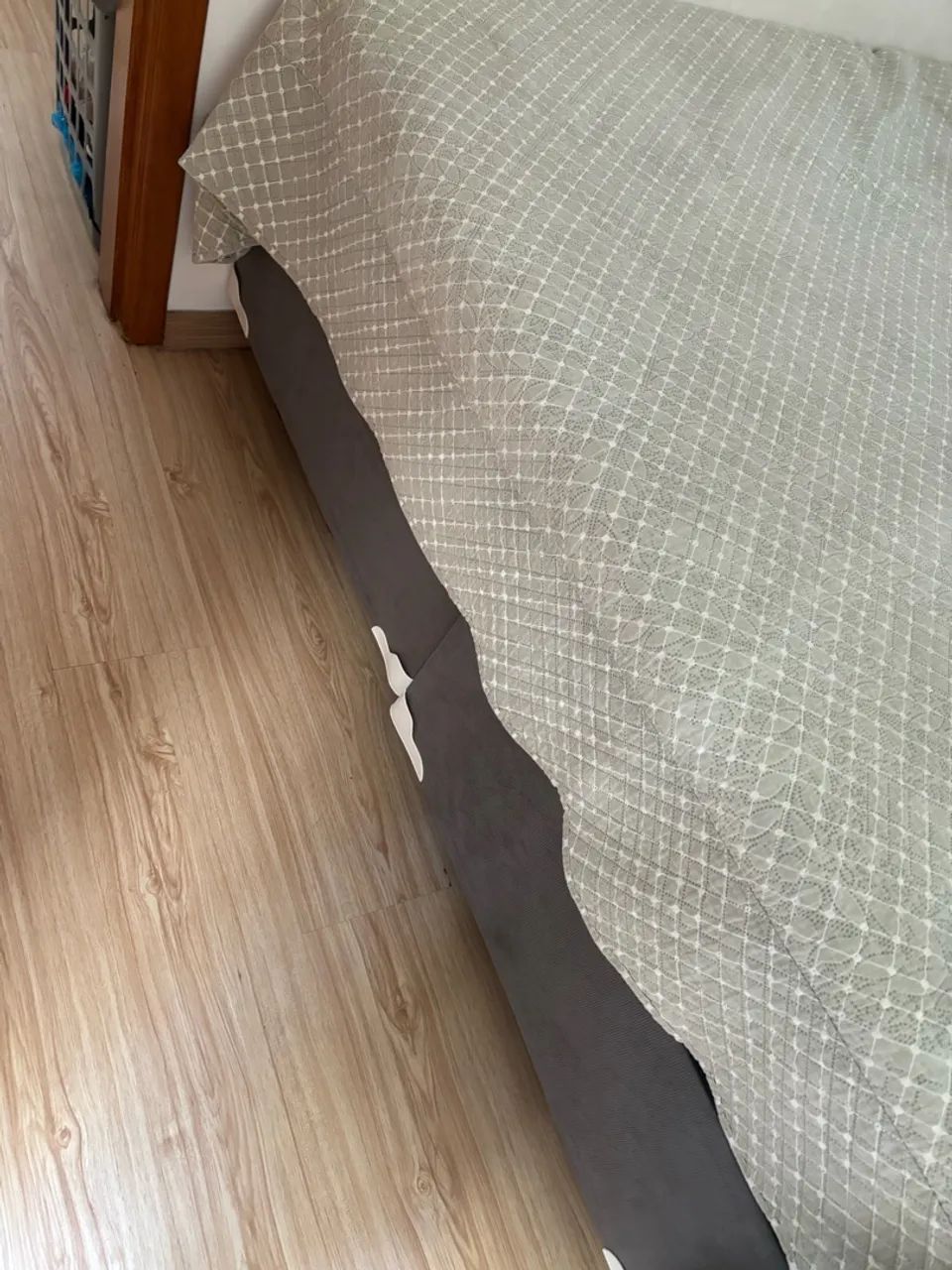 Cama Box casal com colchão 