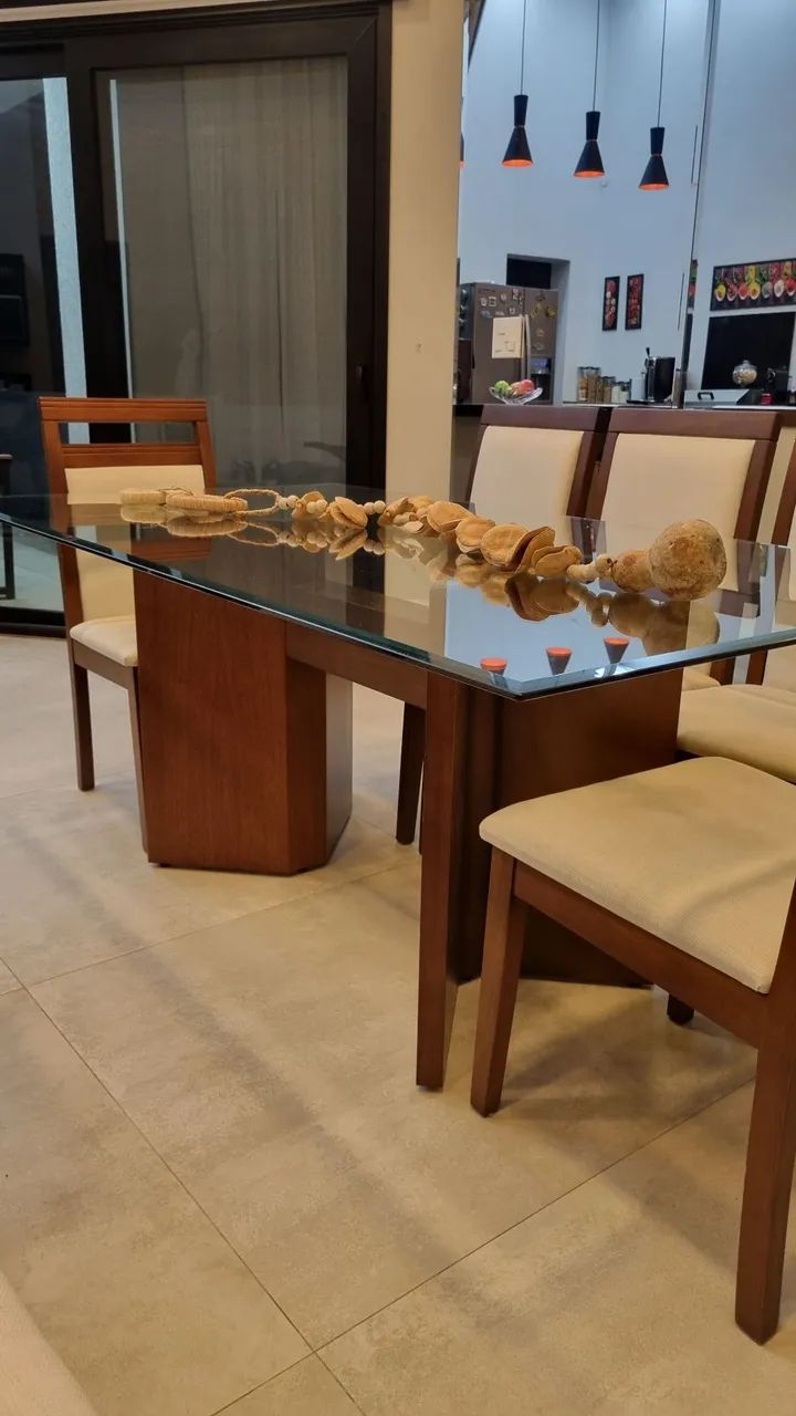 Mesa de Jantar 180x100 cm - 8 cadeiras - Foto 2