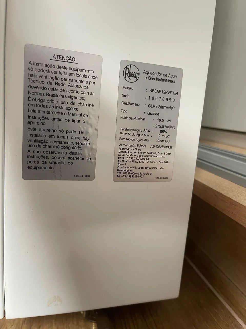Aquecedor a gás  - Foto 4