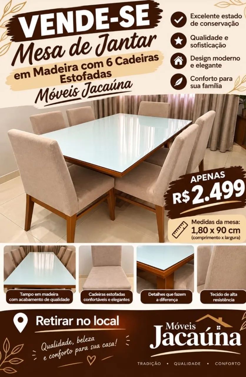 Mesa de madeira - Foto 4