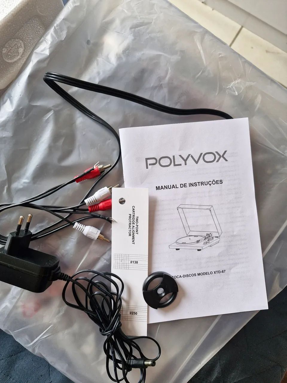 Toca discos Polyvox NOVO funcionando  - Foto 5