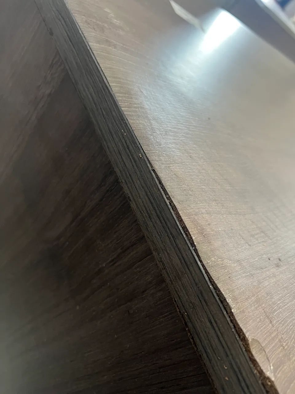 Mesa para escritório marrom (Nova com avarias)  - Foto 2