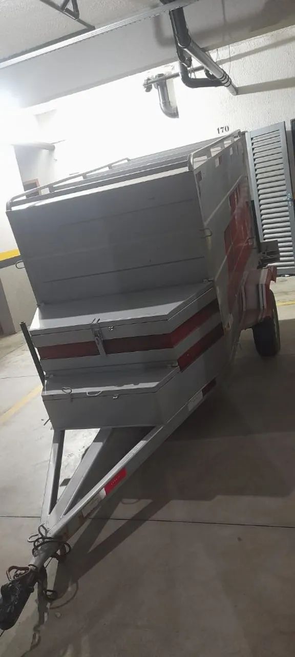 Carretinha baú reboque - Foto 4