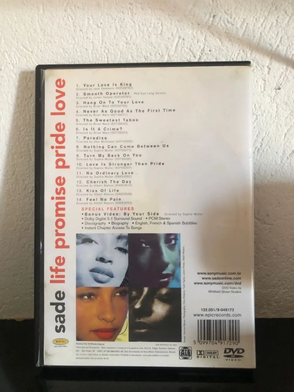 Dvd Sade - Life Promise Pride Love - Foto 2