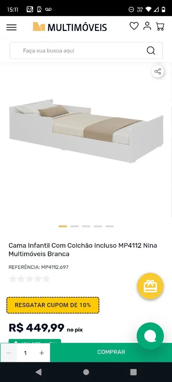 Cama infantil sem uso - Foto 3