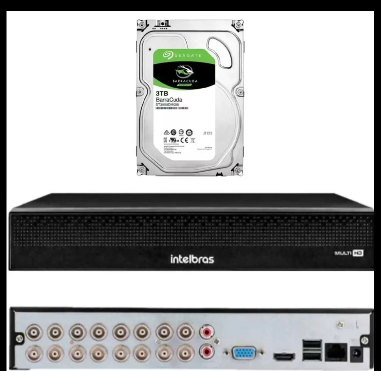 DVR 16 canais  Intelbras, multi Hd original novinho 