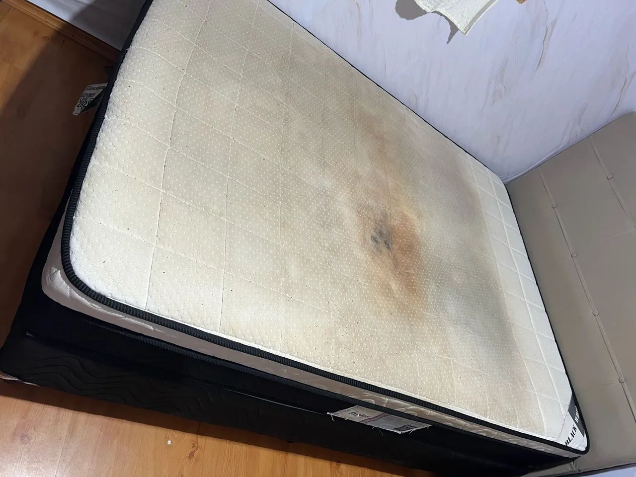 Cama Box com Colchão Anjos - Bom Estado 