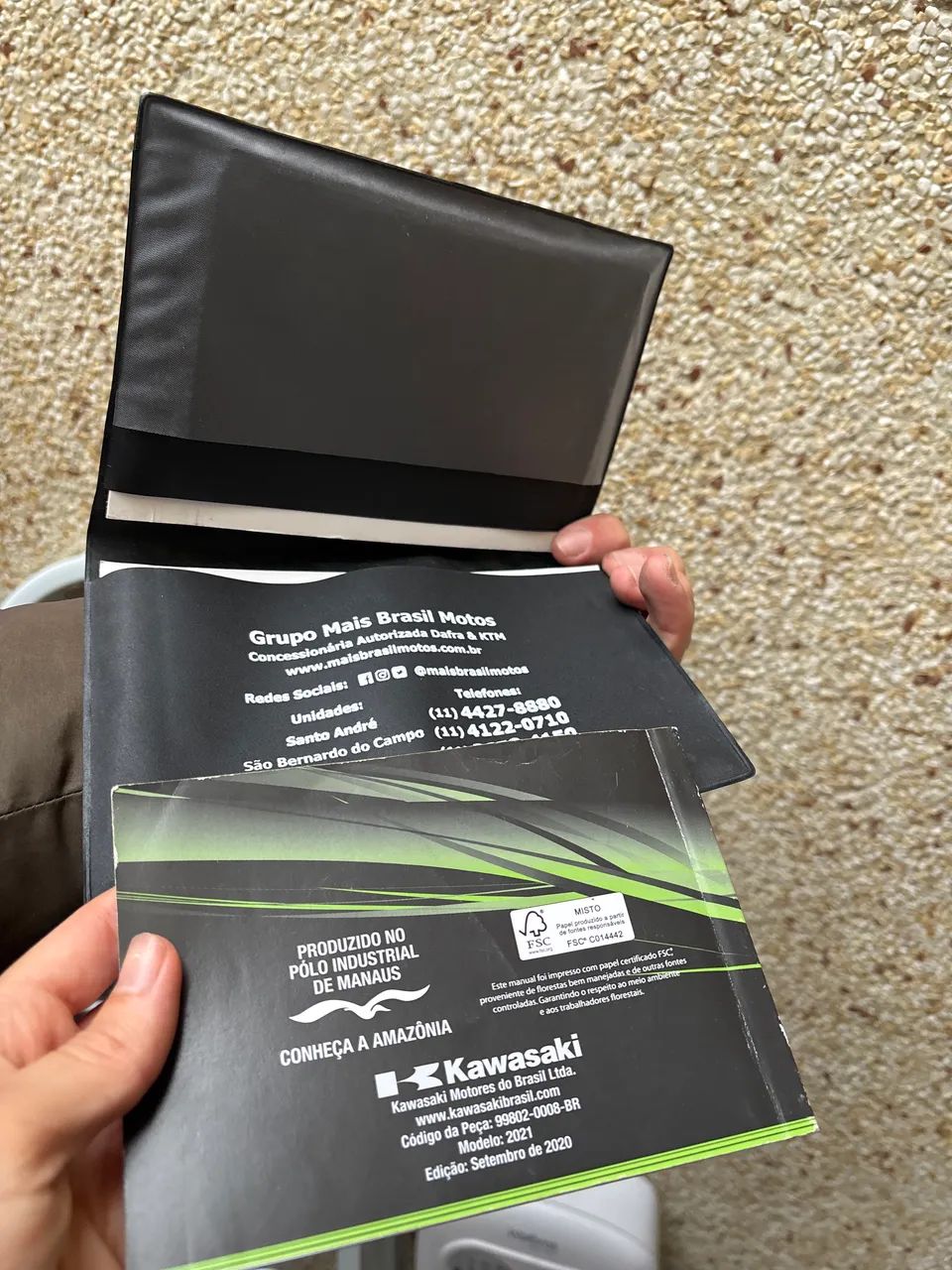 Manual do Proprietario Moto Kawasaki 2022 Z400 - Peças para motos
