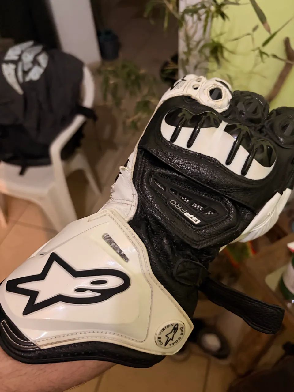 Luva alpinestars de moto gp pro