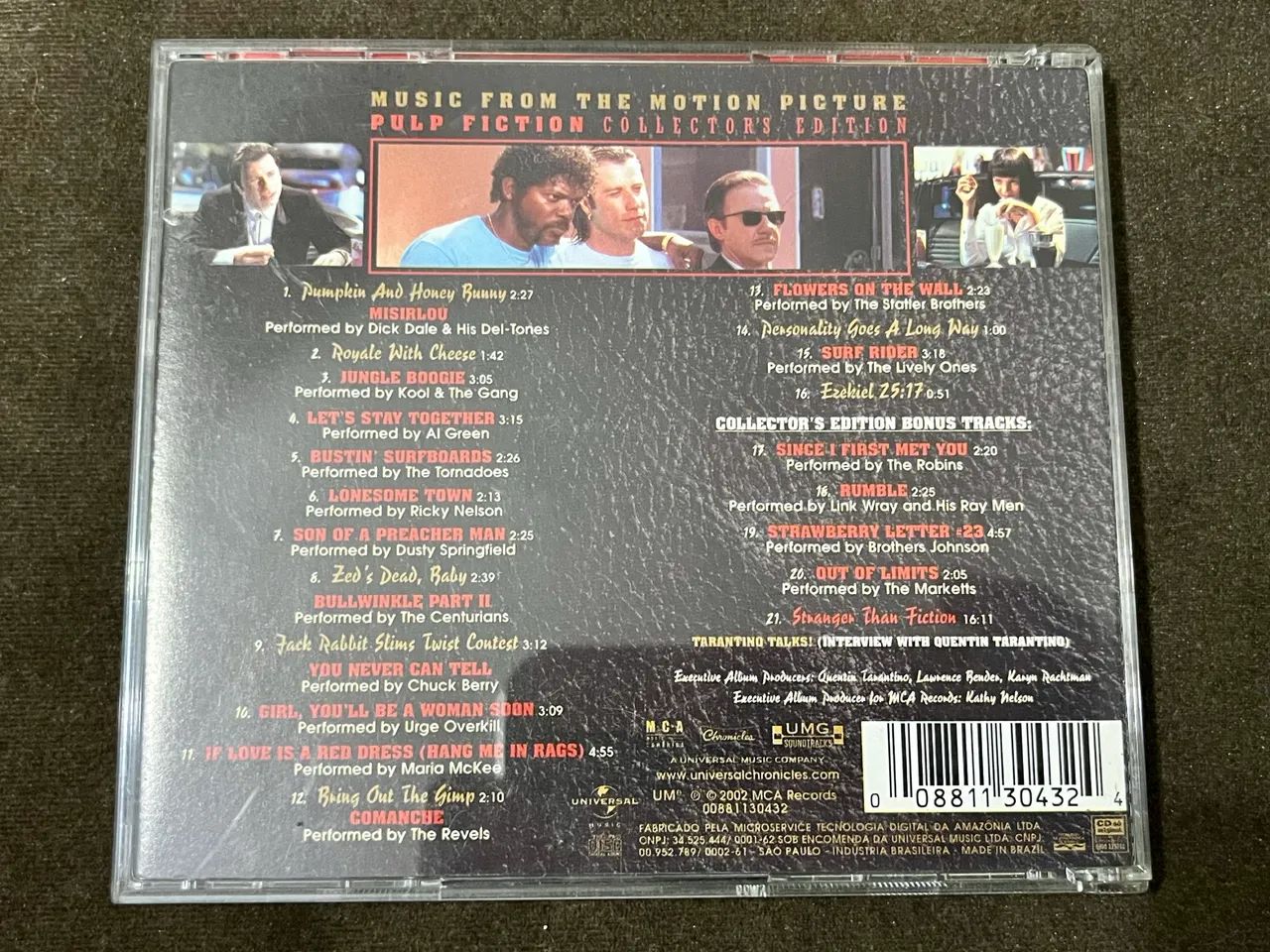 CD da trilha sonora do filme Pulp Fiction  - Foto 4
