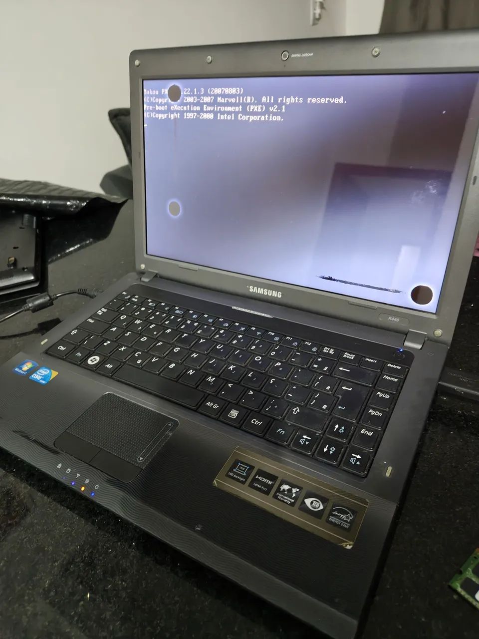 Samsung notebook r440 - Tela ruim  - Foto 3