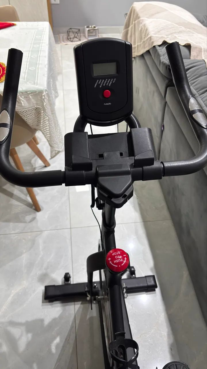 Bicicleta Ergométrica Spinning Semi Nova Exercício Casa - Foto 5