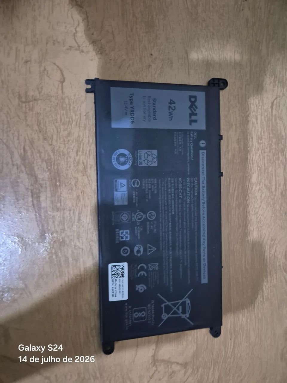 Bateria Dell YEDD6 VIDA UTIL EXCELENTE - Foto 3
