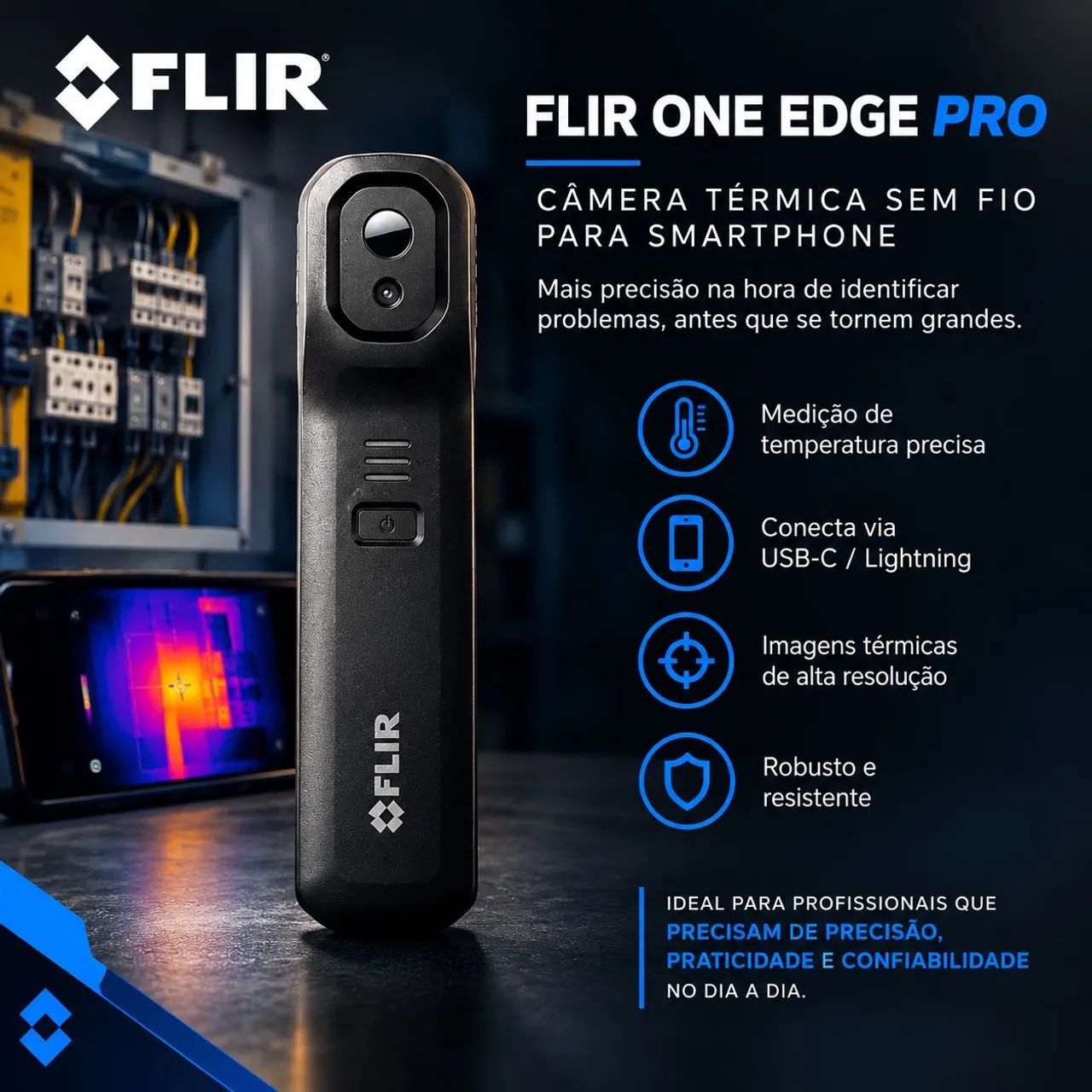 Flir One Edge Pro - Câmeras e Filmadoras - Imbetiba, Macaé