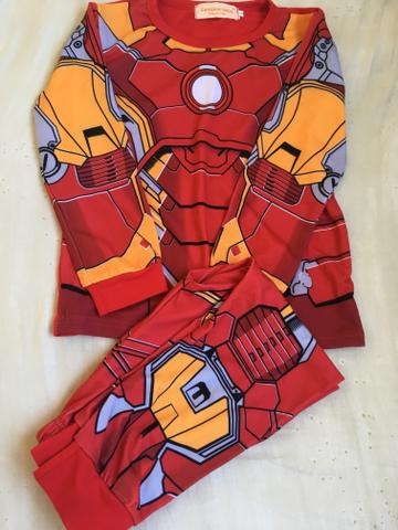 Pijama Homem de Ferro NOVO 5 anos
