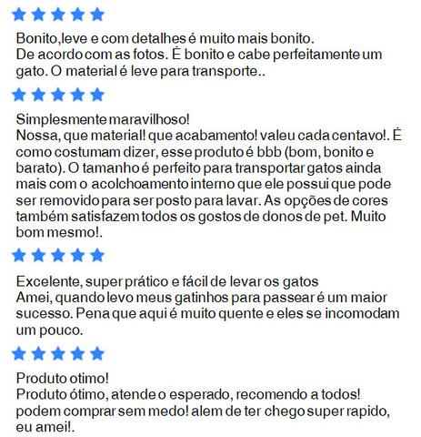 Mochila Bolsa Pet x 12x R$ 23,50 x Entrega Grátis x Garantia 3 m - Foto 5