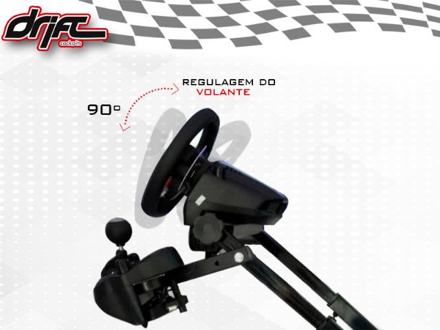 Drift Cockpit Simulador Suporte Para Volante G26 / G27 / G29 / G920 - Foto 4
