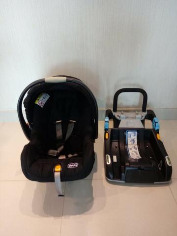 Carrinho Chicco Bravo com Bebe Conforto e Base - Foto 3