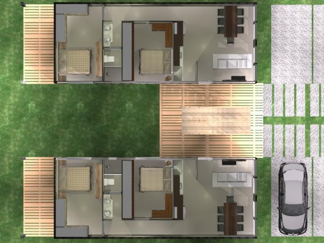 Casa container 120m2 com 3 quartos em Bauru - Foto 2