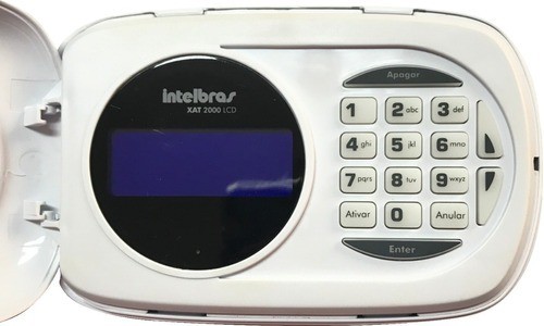 Teclado LCD para central de alarme monitorada Intelbras XAT 2000 LCD