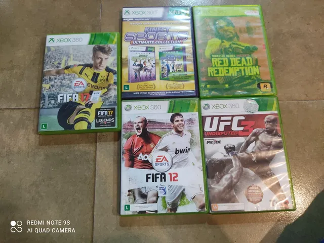 Jogos de Xbox 360 : Fifa 18 , Fifa 19 e Red dead redemption 1