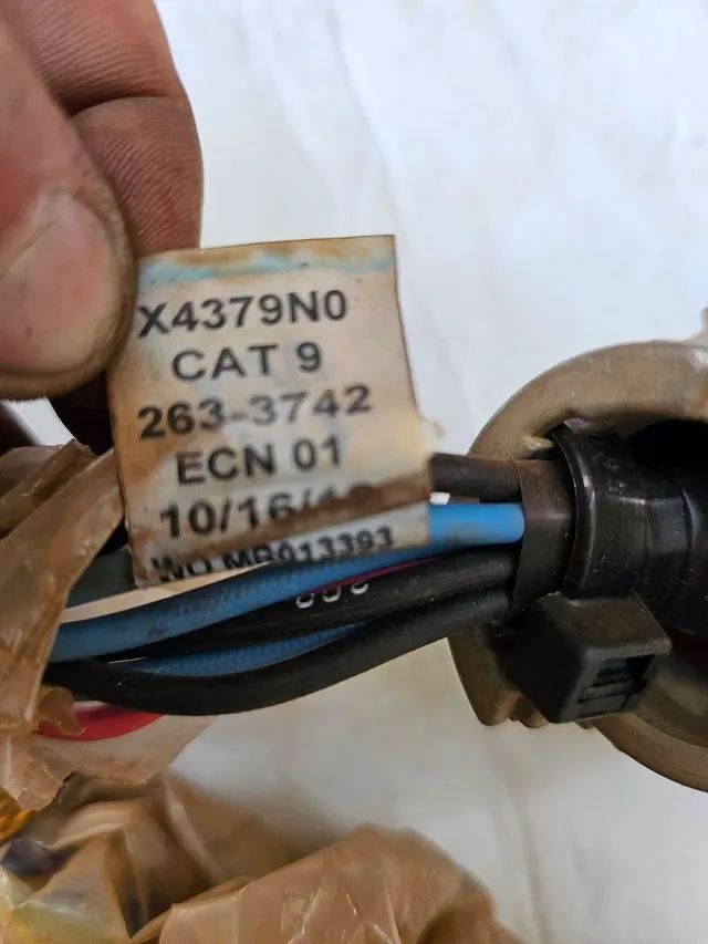Pa carregadeira caterpillar 994f chicote eletrico start novo original 2633742 - Foto 3
