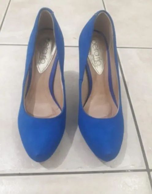 Salto alto azul - Foto 3