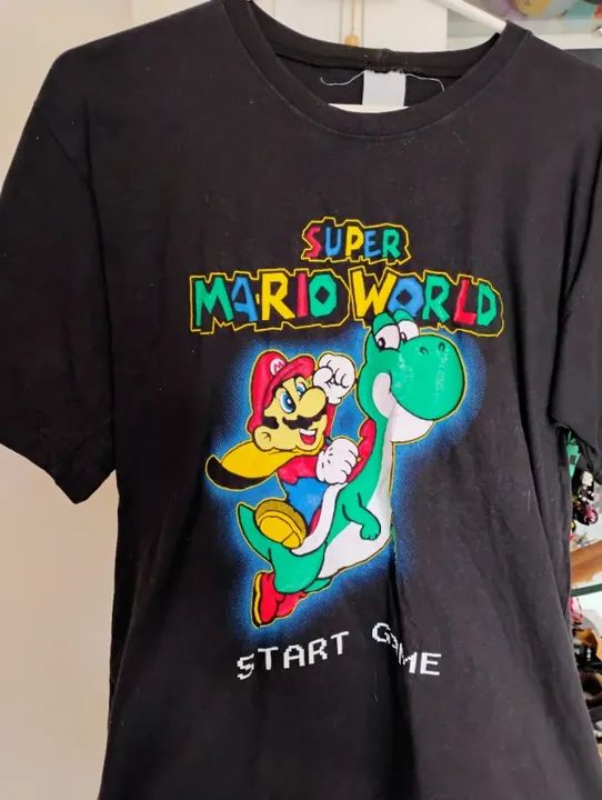 Camiseta Super Mario World - M - Foto 2