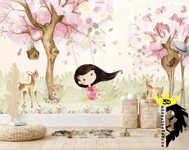 Papel de parede infantil - Foto 3