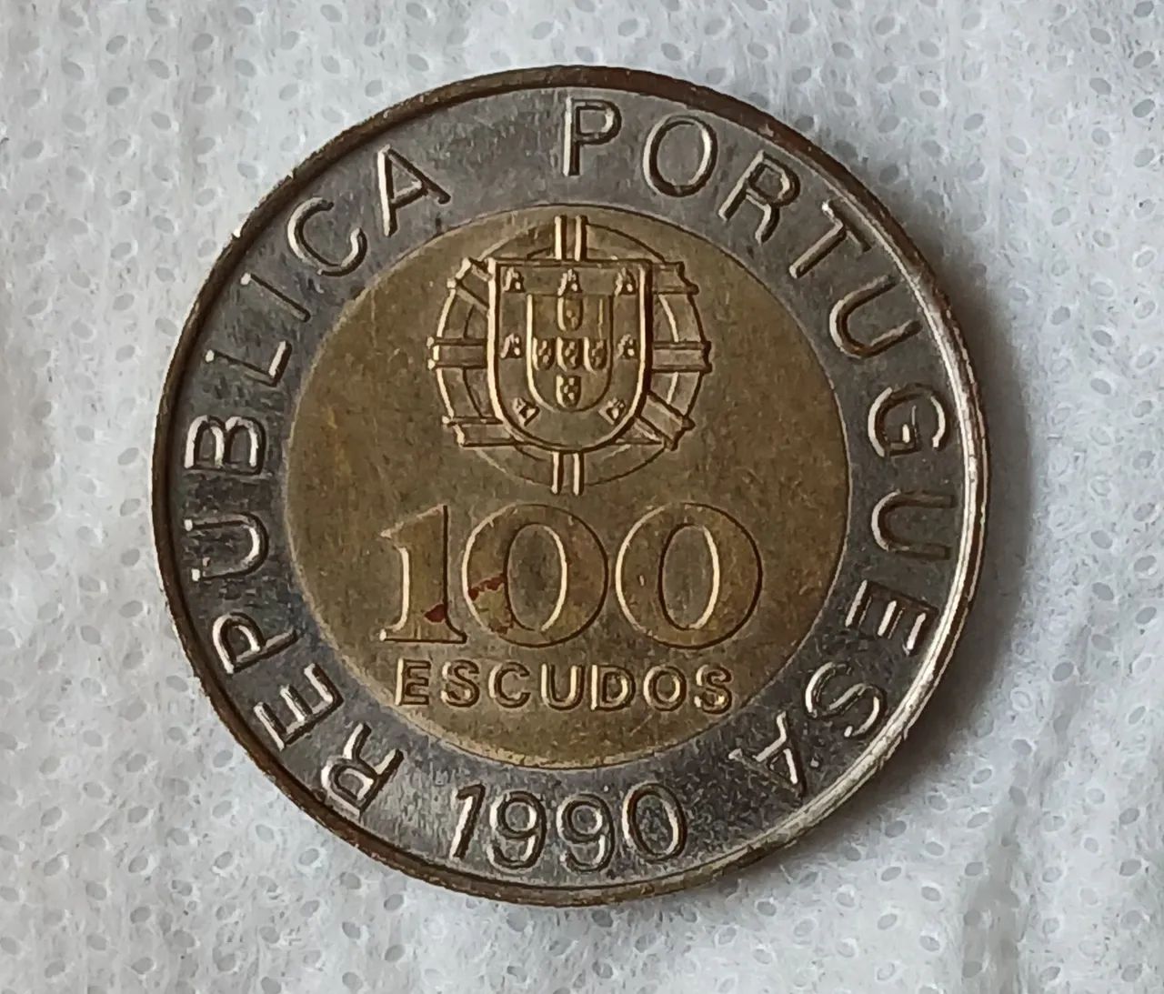 100 escudos 1990 República Portuguesa 