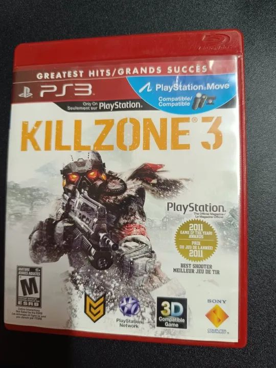Jogo Ps3 Killzone 3 Semi Novo Mídia Física - Promoção
