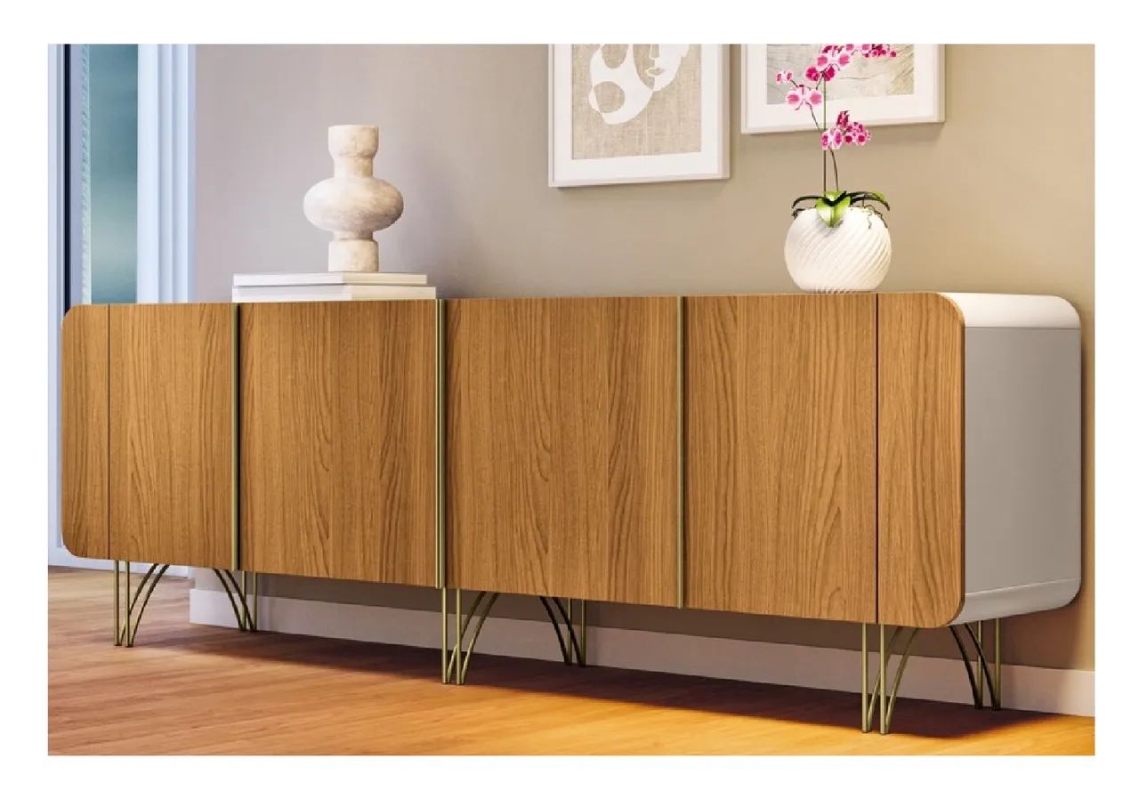 Aparador Buffet 2,20m 100% MDF PROMOÇÃO 