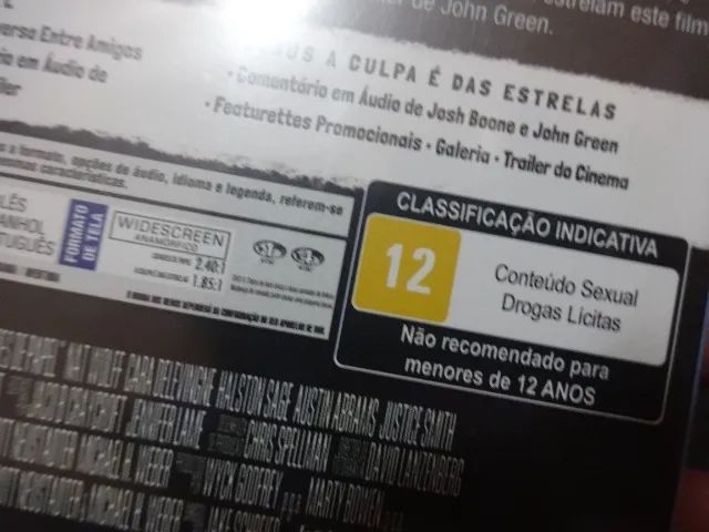 Dvd Cidades de papel/A culpa é das estrelas Novo Lacrado - Foto 4