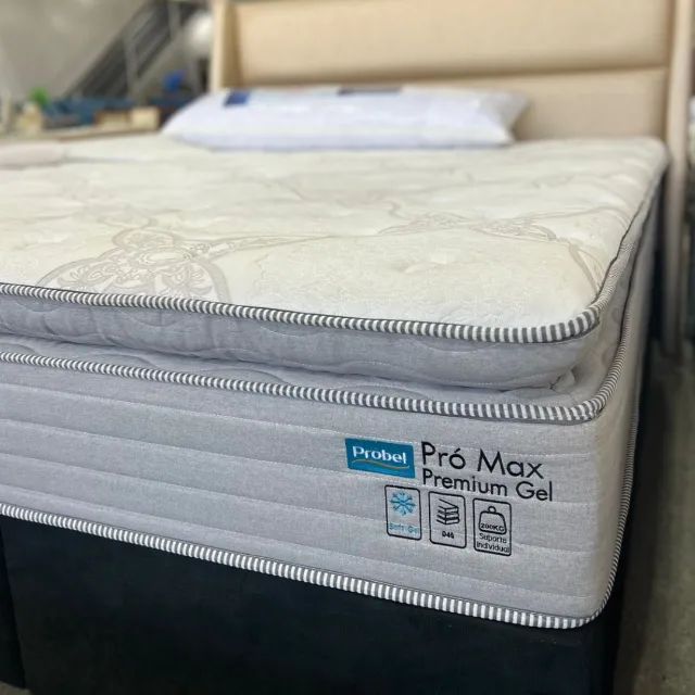 Cama box e colchão queen size pro max maximo confort - Foto 2