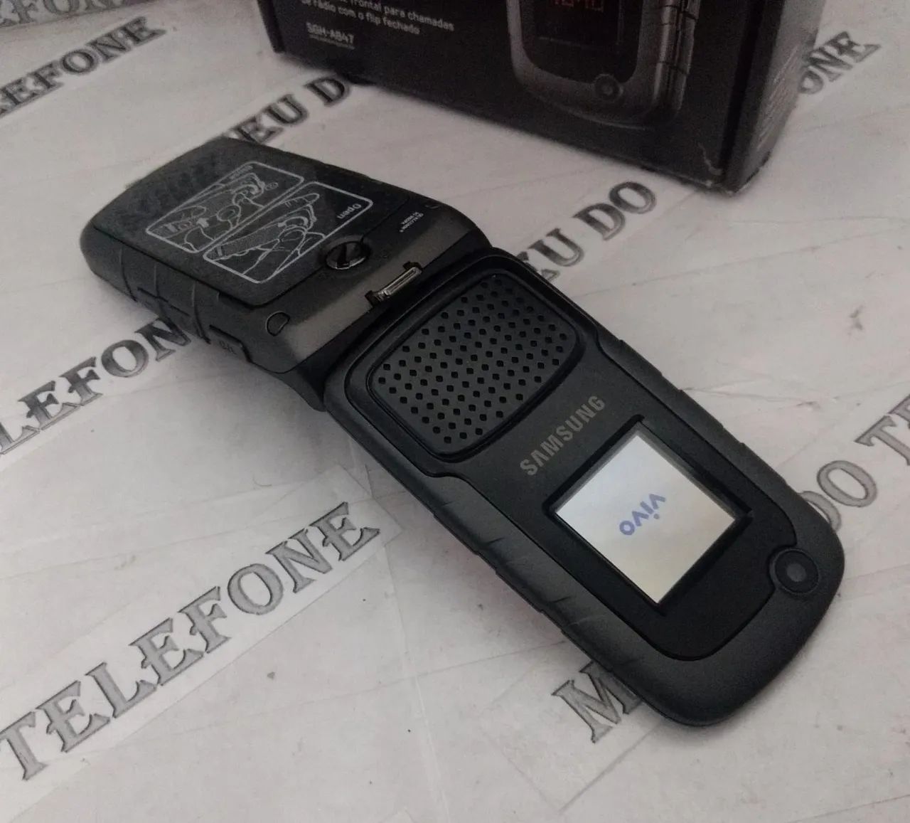 Samsung RUGBY a847 3G série MILITAR celular antigo impecável da