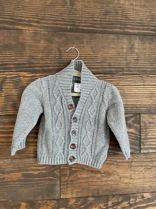 Blusão tricot casaquinho Carters bebê 