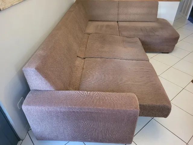 sofá em L com chaise retrátil - Foto 5