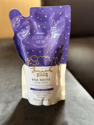 Refil loção hidratante corporal cuide-se bem boa noite 400ml