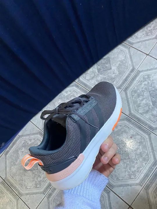 Tênis feminino Adidas Cloudfoam Super - número 35  - Foto 5