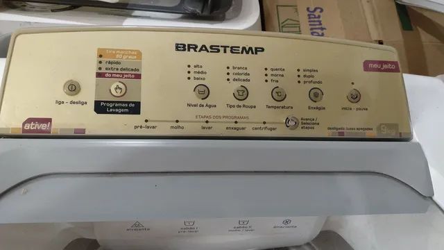 Vendo máquina de lavar Brastemp cesto em inox,9 kilos,R$700.garantia de 3 meses.Itajai - Foto 2