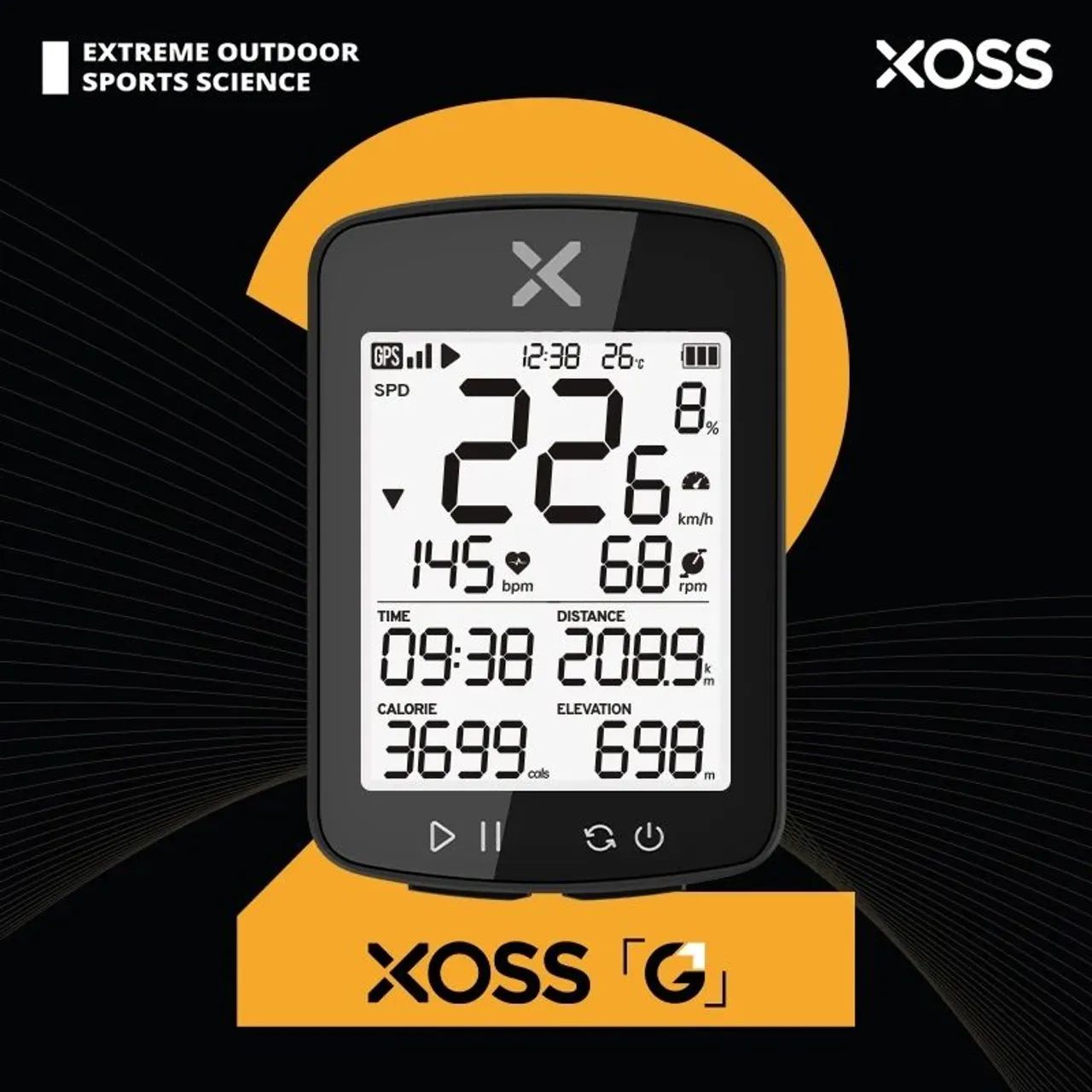 Black Friday GPS Xoss G2+ Novo Modelo