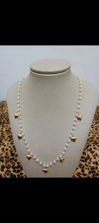 Conjunto de Brincos e Colar de Coração - Foto 5