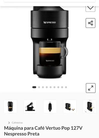 Cafeteira espresso Nespresso vertuo pop preto 110v